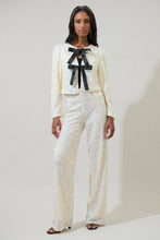 Load image into Gallery viewer, Katy Sequin Bow Tie Cardigan
