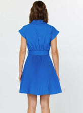 Load image into Gallery viewer, Pleated Shirts Mini Dress
