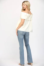 Load image into Gallery viewer, BIG BOW OFF THE SHOULDER TOP
