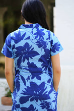 Load image into Gallery viewer, Carrie Cotton Dress Navy
