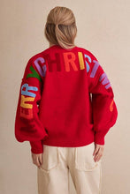 Load image into Gallery viewer, OVERSIZE Christmas Sweater with Lettering
