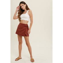 Load image into Gallery viewer, SELF-TIE WRAP SKORT
