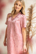 Load image into Gallery viewer, Ruffle V-neck Floral Dress
