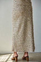 Load image into Gallery viewer, Woven Polyester Sequin Midi Skirt

