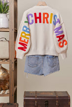 Load image into Gallery viewer, OVERSIZE Christmas Sweater with Lettering
