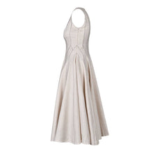 Load image into Gallery viewer, Elegant Pleated Sleeveless Midi Dress for Women
