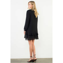 Load image into Gallery viewer, Long Sleeve Flutter Dress
