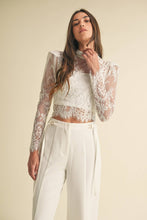 Load image into Gallery viewer, Romantic Lace Long sleeve Blouse Top
