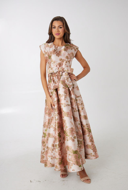 Olivia Gown Baby's Breath Jacquard