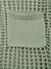 Load image into Gallery viewer, Hollow Out Knit Drop Sleeve Sweater
