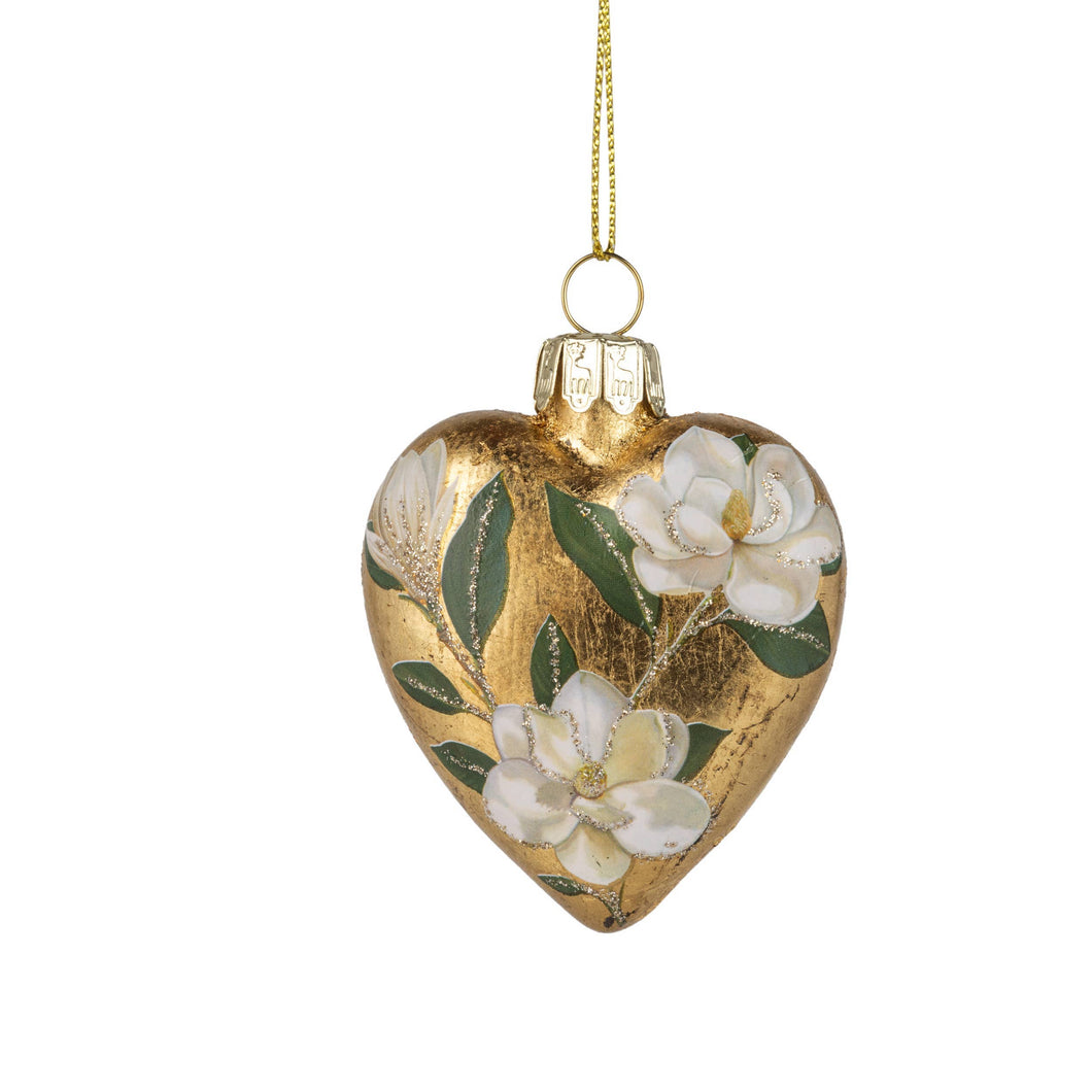 Glass Heart Ornament