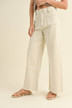 Load image into Gallery viewer, MMP1913   STRAIGHT WIDE LEG PANTS WITH FRONT POCKET

