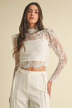 Load image into Gallery viewer, Romantic Lace Long sleeve Blouse Top
