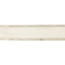 Load image into Gallery viewer, 2 1/2&quot; Wired Glitter Ribbon | Gold | 10 Yard Roll

