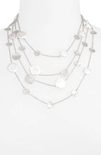 Load image into Gallery viewer, Chic Multi-Strand Coin &amp; Flat Pearl Statement Necklace
